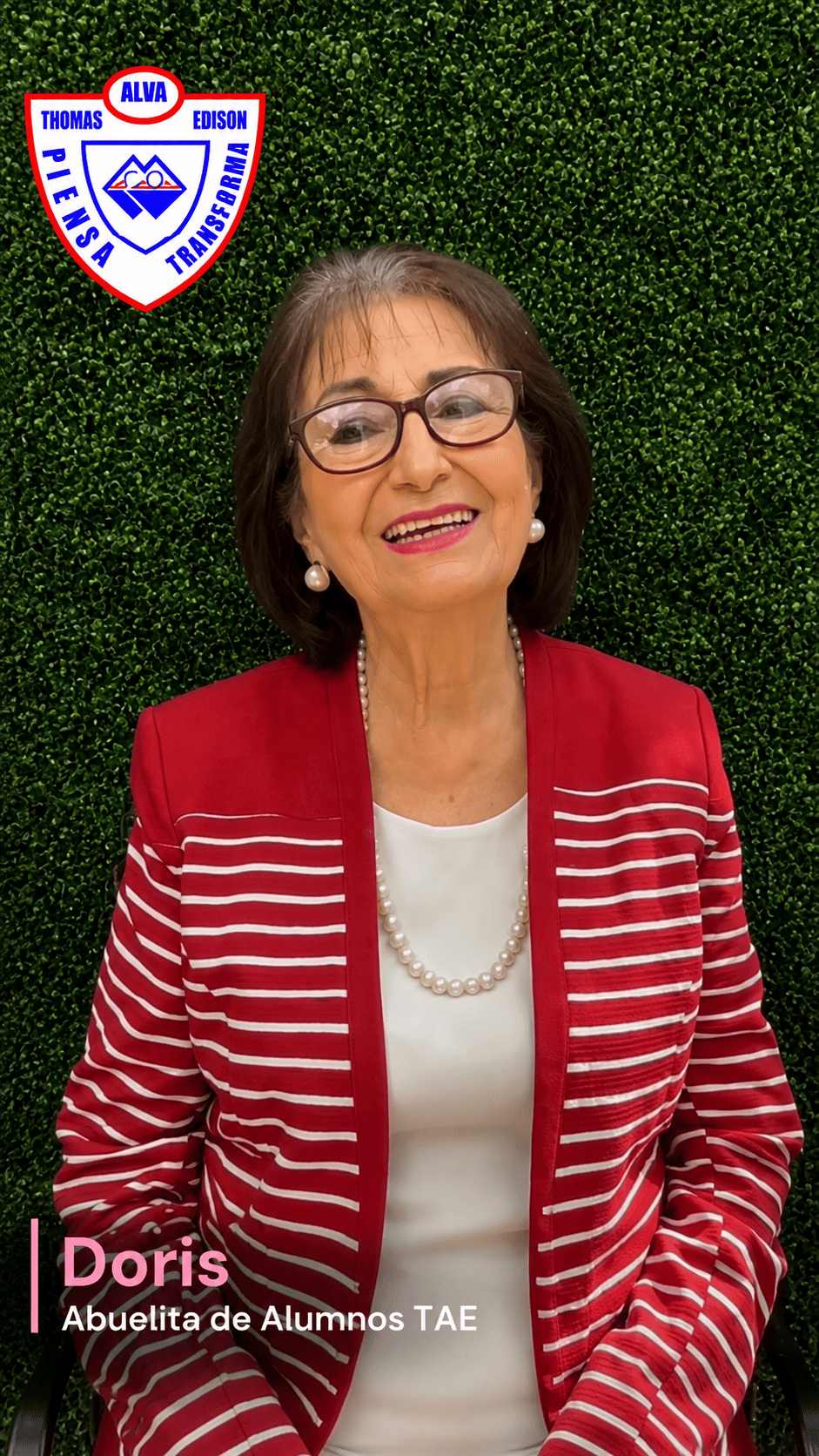 Doris, abuelita de alumnos TAE